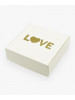 Коробка "LOVE" 150*150*50мм для пряников, макаронс, подарков и бижутерии