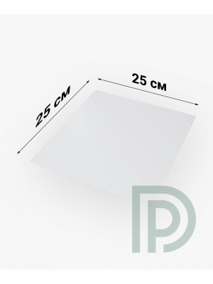 Подложка для торта белая, 250*250 мм, картонная квадратная