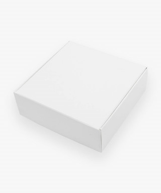 Коробка 100*100*35 мм белая для пряников