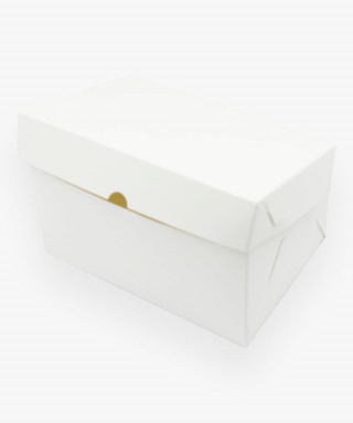 Коробка для 2 капкейков 160*110*85мм белая