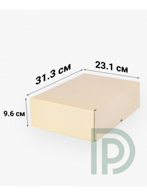 Коробка 2 кг 313х231х96 мм картонна самозбірна