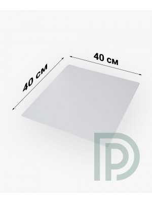 Підкладка для торта біла 400*400мм квадратна з ламінованого картону