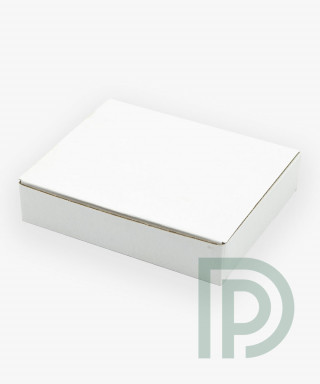 Коробка для гаманця 120*95*25мм біла з гофрокартону