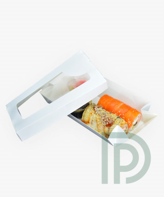 Упаковка для суши 200*100*50мм с окошком