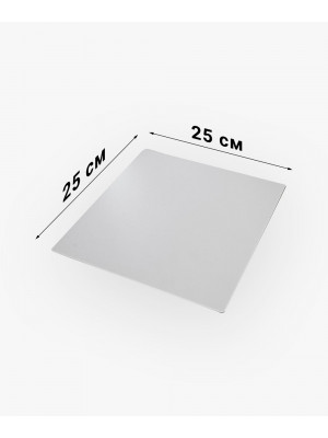 Підкладка для торта 250*250 мм квадратна ХДФ (посилена ДВП) біла
