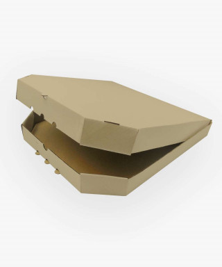 Коробка для піци 32см 320*320*35 мм бура (упаковка)