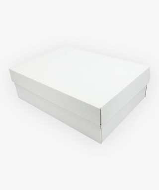 Коробка для 12 капкейков 350*250*110мм белая из гофрокартона