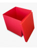 Коробка сюрприз для шариков красная 70х70х70 см