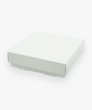 Коробка 150*150*35мм белая для пряников, конфет, мыла