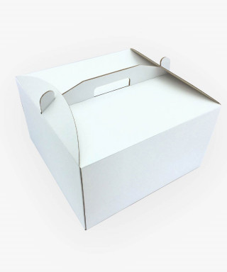 Коробка для торта 250*250*200 мм біла