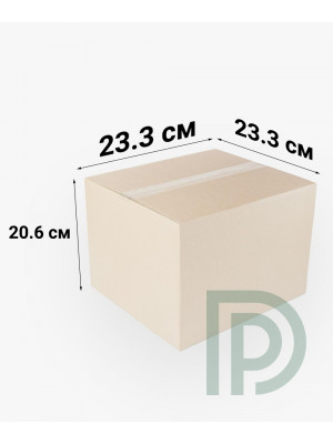 Коробка картонная 3 кг 233х233х206 мм
