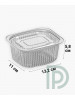 Блістерний контейнер 500 мл 132*110*58 мм для харчових продуктів IT-810