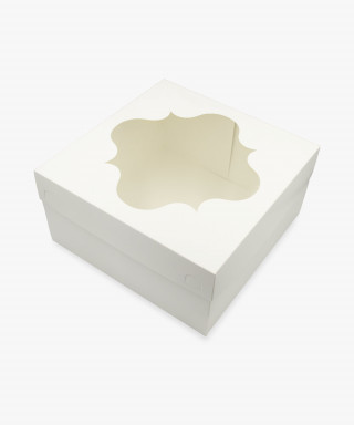 Коробка для торта 300*300*150мм з віконцем