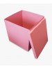 Коробка для воздушных шаров розовая 70х70х70 см