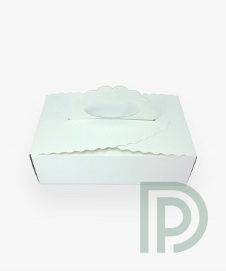 Коробка-бонбоньєрка 210*110*70 мм біла