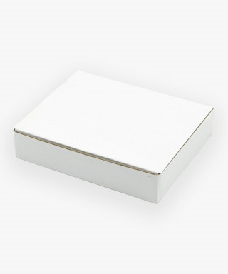 Коробка для кошелька 120*95*25мм белая из гофрокартона