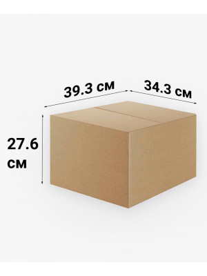 Коробка картонна 10 кг 393х343х276 мм