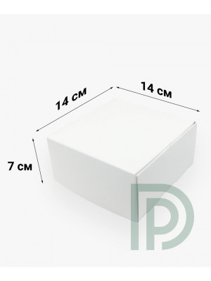 Коробка 140*140*70мм біла