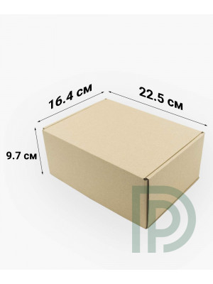 Коробка 1 кг 225х164х97 мм картонна самозбірна