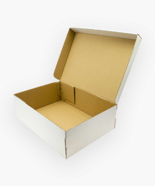 Коробка 350х250х110 мм 3 кг картонна самозбірна