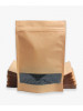Дой-пак пакети 500 г 180х280 мм крафт із zip-lock для кави, чаю з вікном