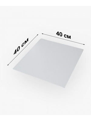 Подложка для торта белая 400*400мм квадратная из ламинированного картона