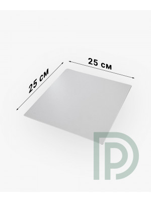 Підкладка для торта 250*250 мм квадратна ХДФ (посилена ДВП) біла