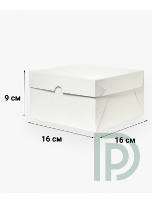 Коробка 160*160*90мм біла