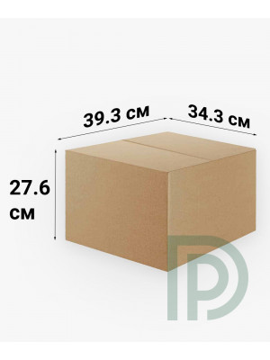 Коробка картонная 10 кг 393х343х276 мм